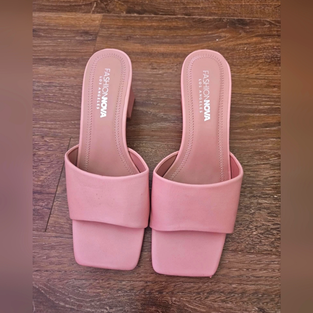 Fashion Nova Pink Mules